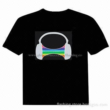 Hot Sale Sound Activated LED T-shirt